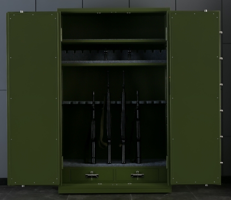 أثاث الجيش خزانة أمان بندقية معدنية مختلفة الحجم خزانة تخزين البنادق